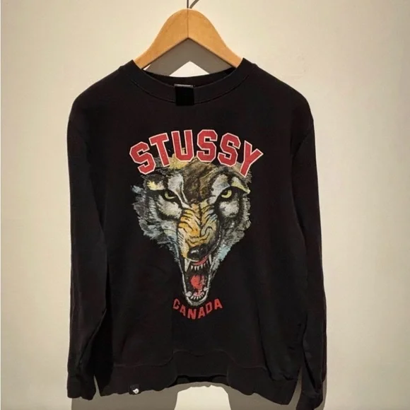 Vintage Stussy Men's Large crewneck - Picture 1 of 5